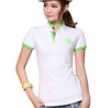 Solid Cotton Women V-neck Slim T-shirt