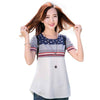 Women Short Sleeve Print Tshirt