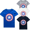 Cotton Boys T-shirts Captain America