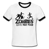 Zombies Funny Slogan Top Tees Glowing Swag Short Sleeve