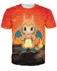 3d Charmander T-Shirt Pokemon Tees