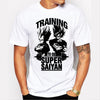 Training To Go Super Saiyan Design Men's T shirt