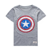 Cotton Boys T-shirts Captain America